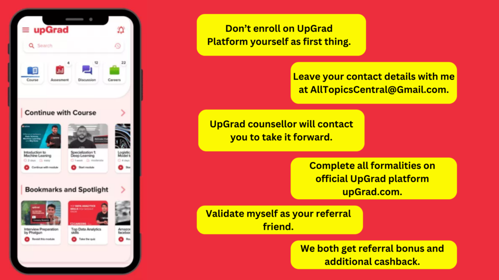 UpGrad Referral Code